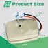 Romalon Upgraded WR60X10141 Refrigerator Evaporator Fan Motor, Compatible with GE & Hotpoint Refrigerators