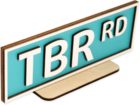 TBR Dead But Well Read Sign Funny Bookish Decor for Bookshelf, Library, or Reading Nook Book Shelf Decorative Gift