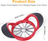 Aovchei 4.72 Inch 12 1 2 1 Super Sharp Stainless Steel Blades Apple Slicer, Corer and Divider, Super Sharp Peeler