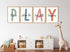 Baccone 8x10 Inch Set 4 Kids Playroom Wall Art Boys Room Wall Decor Childrens Playroom Canvas Prints Baby Boy Kids Room