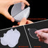 Acrylic Ornaments Blanks, 50Pcs Acrylic Blanks & 50Pcs Stickers for DIY Christmas Ornaments Decoration