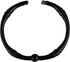Shower Curtain Hooks - Rustproof Decorative Metal Round Rings for Bathroom Shower Rod, 12 Pack (Black)
