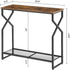 2 CTHR21301 MAHANCRIS Tier Console Table, Sofa Table, Narrow Entryway Table, Hallway Entrance Table, Hourglass-Shaped