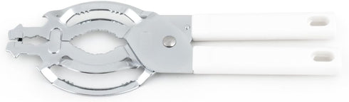 Farm to Table 9 Inch Jar and Bottle Vise/Opener, White