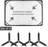 Foloda 4 pcs Adjustable Bed Sheet Holders - Fitted Sheet Holder Clips Fasteners for Mattress Corners, Keep Sheet Firm