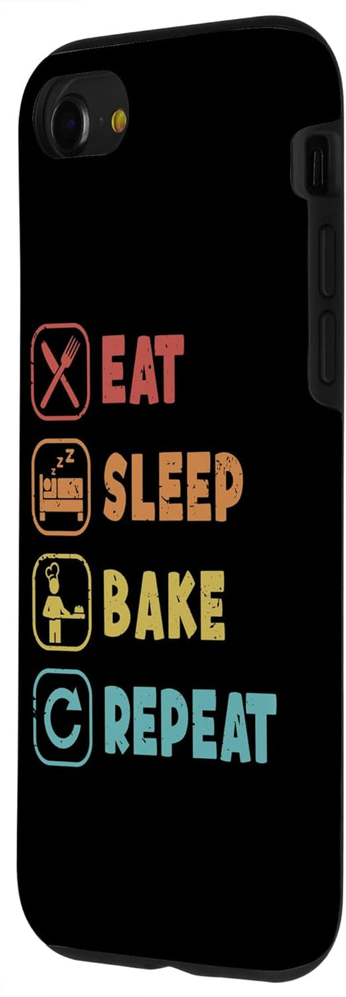 iPhone SE (2020) / 7 / 8 Eat Sleep Bake Repeat Bread Dough Bread Maker Bread Baker Case