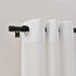 Drapery Window Curtain Rods-1 Inch Adjustable Heavy Duty Curtain Rod With Brackets. 66 to 120 Inch,Black (66-124)