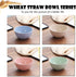 4 PCS 4.7inch Lightweight Wheat Straw Bowls - Unbreakable Cereal Pasta Bowls, Microwave & Dishwasher Safe, Beige