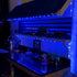 8 Pack 16ft 50 QITONG Blue Fairy Lights Battery Operated, Each LED Outdoor String Lights, Silver Wire Mini Twinkle