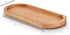 Samhita Set of 3 Mango Oval Wood Trays, Perfect for Food Holder/BBQ, Serve Cheese, Sushi, Holiday Snacks (12" x 5" x