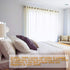 Adjustable Curtain Drapery Rod Holders Set of 2, Extendable Wall-Mounted Metal Bracket for 1 Inch Rods