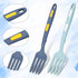 2pcs Silicone Cooking Forks, Multifunctional Heat Resistant Nonstick Blending Forks for Kitchen Cooking and Baking
