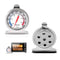Large Dial Hanging Oven Thermometer - Accurate Temperature Gauge for Gas Electric Oven, Stainless Steel
