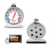 Large Dial Hanging Oven Thermometer - Accurate Temperature Gauge for Gas Electric Oven, Stainless Steel