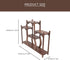 Wood Display Stand, Antique Wooden Display Shelf, Freestanding Small Bookshelf Desk Organizer for Home Office