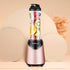 La Reveuse Personal Size Smoothies Blender, 300 Watts with 18 oz BPA-Free Portable Travel Bottle (Pink)