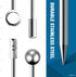 20Pcs Stainless Steel Cocktail Picks Stick - Reusable Metal Skewers for Olives, Appetizers, Bloody Mary