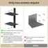 2 1 Pack Floating Book Shelves for Wall, Tier Invisible Floating Bookshelf, Vertical Spine Book Tower, Wall Mounted