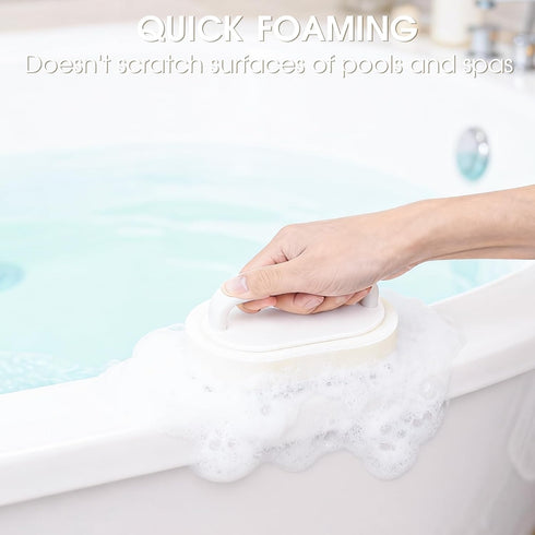 5 Pack TidyMister Thickened Handheld Scrub Pad for Hot Tubs, Spas & Pools, Non-Scratch Replaceable Scouring Pads