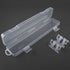 OriGlam Transparent Tableware Storage Case, Portable Flatware Utensil Box, Clear Cutlery Organizers for Travel Camping