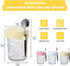 6 Pack Spoons,16 Oz (3 novelinks Overnight Oats Containers with Lids and Mason Jars, Leak Proof Overnight Oats Jars