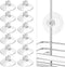 10Pcs Shower Caddy Connectors, Heavy Strength Suction Cups for Bathroom, Compatible with Zenna Home and Simple Houseware