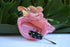 Blue Sky Dining Ceramic Miss Precious Flamingo Dip Bowl and Spreader Set, 6.25'' x 6''