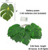 20 WEISPARK LED Palm Leaves String Lights, Tropical Artificial Monstera Leaf Wall Hanging Vine for Hawaiian Luau Party
