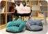 Crown Office Soft Cushion Plush Comfort Seat Pad, Cozy Warm Seat Pillow for Armchair, Relieves Back Coccyx Pain