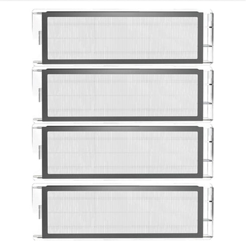 xcivi S6 Replacement Parts Kit: 4 HEPA Filters, Side Brushes, Rolling Brush for Xiaomi MiJia1 Roborock S6 S50 S51 S55
