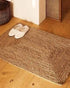 The Home Talk Jute Accent Indoor Rug 2'x3' Eco-Friendly Handcrafted Rustic or Boho Style Floormat for Entryway, Kitchen, Small Spaces, Party Décor Rugs, Bedroom, Living Room - Natural by The Home Talk