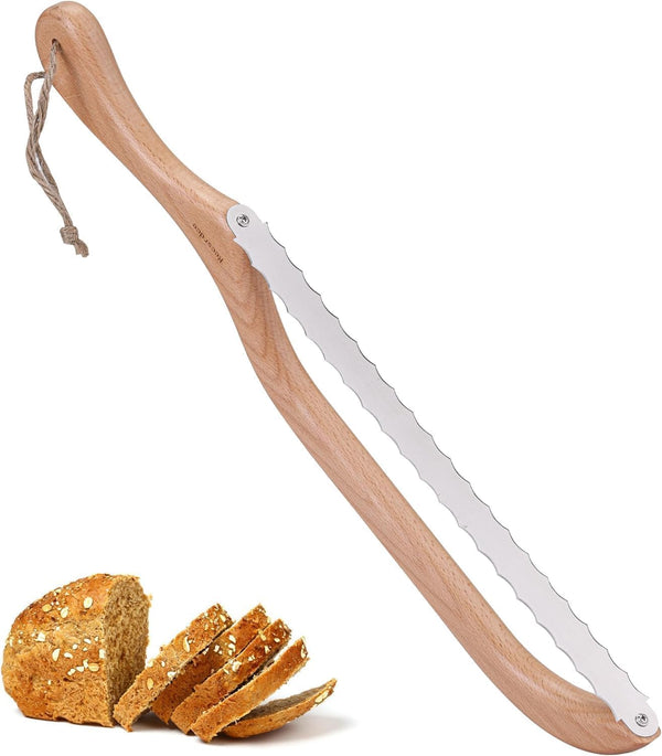 Bread Slicer,Bow-shaped Bread Knife For Sourdough Bread, Bread Saw For Homemade Sourdough