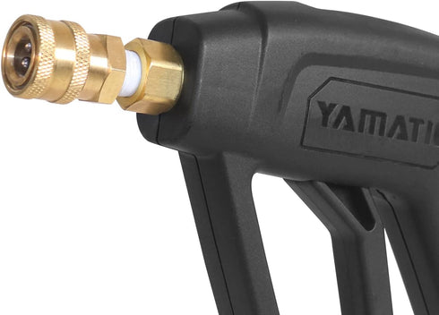 YAMATIC Pressure Washer Fitting, 1/4" Male Npt to 1/4" Socket, Quick Connect Coupler for 5000 PSI Pressure Washer