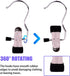 12PCS Heavy Duty Laundry Hanging Hooks with Clips, Portable Metal Drying Clip for Bras, Socks, Towels
