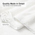 8 Set-2 Sheets,2 Towels,4 Washcloths-600GSM Piece Large White Family Bath Towel Oversized Bath Towel Hand Soft Highly