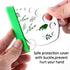 Herb Stripper, Jiaedge Green 9 holes Stainless Steel Kitchen Herbs Leaf Stripping Tool for Kale, Collard Greens, Thyme,