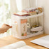 kaileyouxiangongsi 2-Tier Desk Organizers & Dispensers, Mail Holder for Office Desk Organization, White