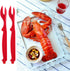 Ymkf Sqqr 25 PCS Seafood Tools picks Crab Legs Crackers for Crab,Lobster,Prawns,Shellfish Sheller Knife.