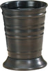 nu steel Bogart Metal Tumbler, Oil Rubbed Bronze Makeup Brush Holder and Toothbrush Cup for Bathroom, Desk, Dorm