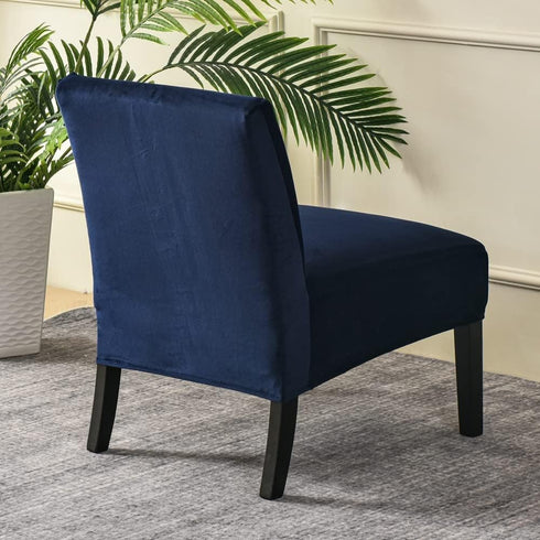 Armless Armless Armless JIAN YA NA Accent Chair Cover, Stretch Chair Slipcover Velvet Chair Covers Slipper Chair