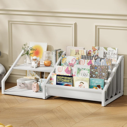 CHOEZON Kids Bookshelf, Book Shelf for Kids Rooms, Toddler Bookshelf with 2