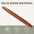 Muso Wood Sapele Wooden French Rolling Pin for Baking, Tapered Roller for Fondant, Pie Crust & Cookie