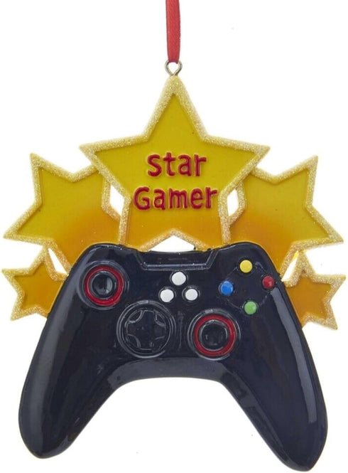 Star Gamer Ornament W8364 New