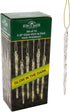 Kurt Adler 5-1/4-Inch Glass Icicle Ornament Set of 24, Glow-in-the-Dark for Christmas