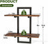 Bamworld Wall Planters for Indoor Plants Window Plant Shelves Vertical Plant Holder Wall Decor Plant Stand Indoor