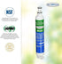Aqua Fresh WF293 Refrigerator Water Filter Replacement - Compatible with 4396701, 9915, EDR6D1, RWF2000A, LC200V,