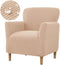 Waterproof Accent Chair Cover with Arms, Stretch Jacquard Single Sofa Armchair Slipcovers, Soft Couch Cover for Bedroom