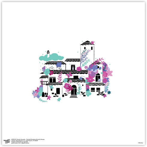 Trends International Gallery Pops Disney Encanto - Painted Paradise House Wall Art Poster, 12" x 12"