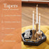 Simply Soson 10 Inch White Taper Candle Sticks - Set of 30 Dripless Tall Candles