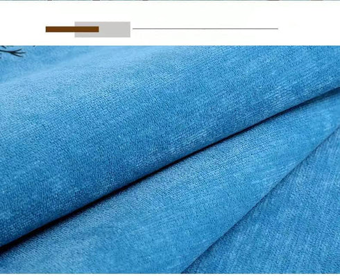 Microwave Oven Cover Dust Oil Proof Cotton Linen Waterproof Fabric Cloth Machine Protector Decorative Kitchen Appliance Cover 13.7x39.3 inches Deer - Pine Green